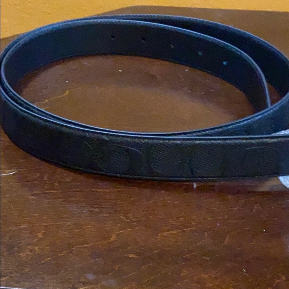 Coach designer belts for men black